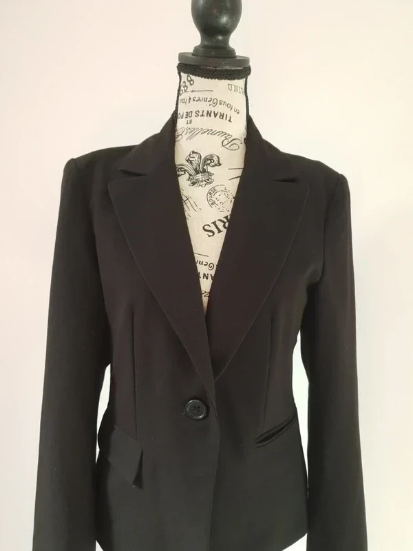 Fitted black blazer / Suit jacket Pimkie – Size 38 / 40 (M/L) – photo 7